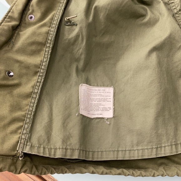 Vintage Army Field canvas coat streetwear s workwear - Picture 5 of 6